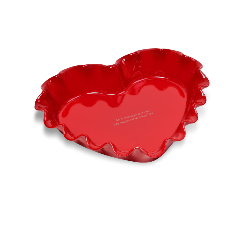 Ruffled Heart Dish