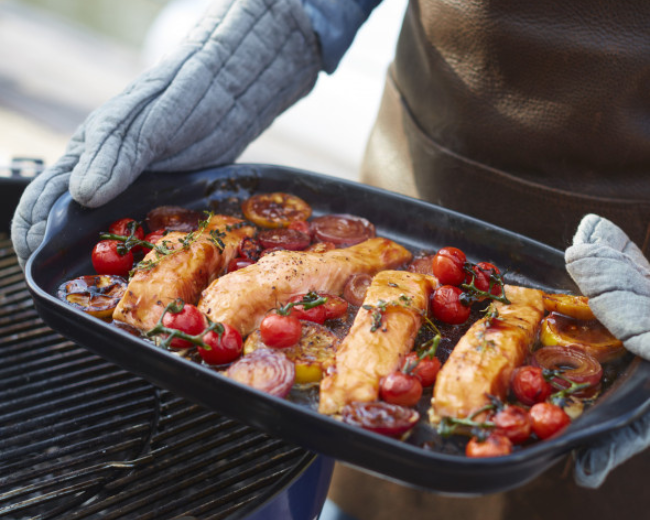 Sur le barbecue